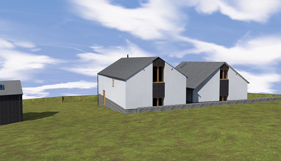 Leworthy barn conversion design by Inspired Partnership Ltd