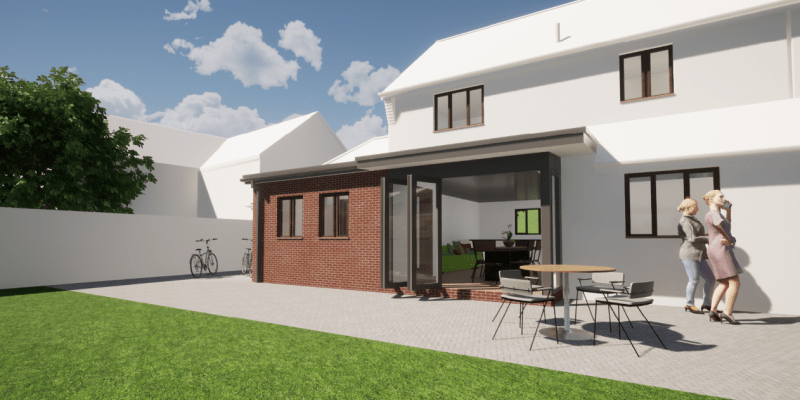 Extension to enhance family accomodation